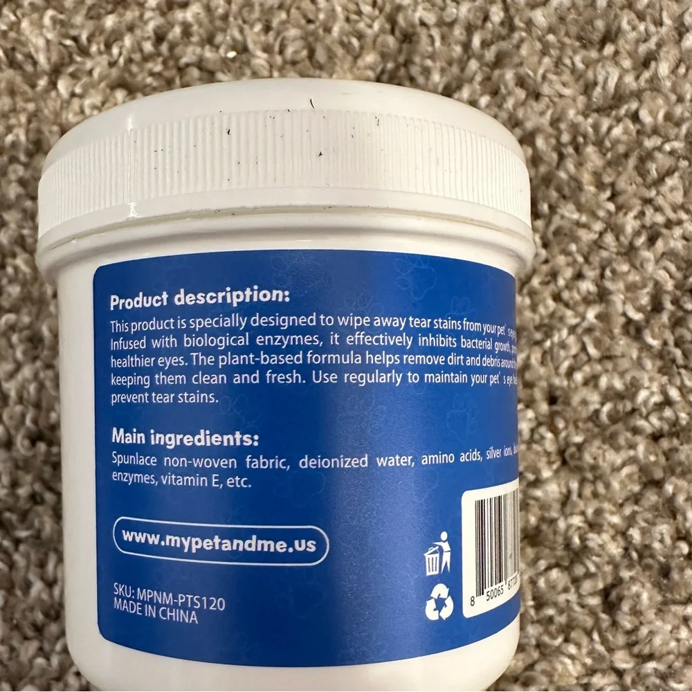 Pet Tear Stain Wipes